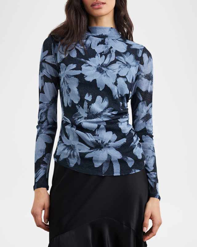 Joelle Mock-Neck Top